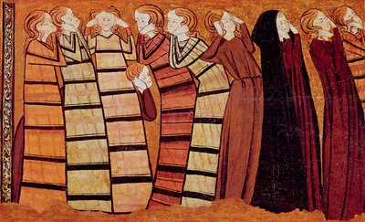 Mourners, panel from the Tomb of Don Sancho Saiz de Carrillo by Spanish School